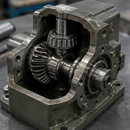 Bevel gears: turning power around a corner engineering article visual