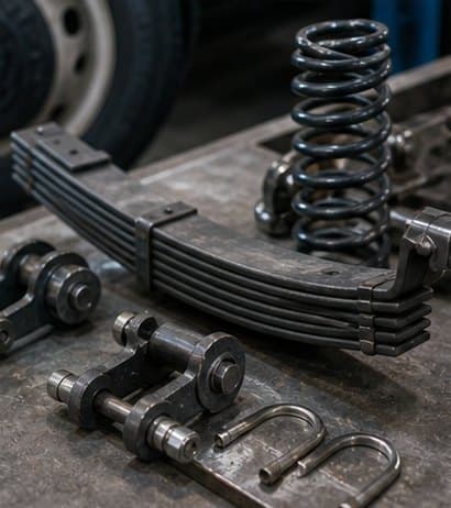 Leaf Springs vs Coil Springs: Trucks vs Cars engineering article visual
