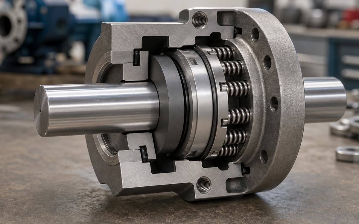 Mechanical Seals: How Spinning Shafts Stop Leaks engineering article visual