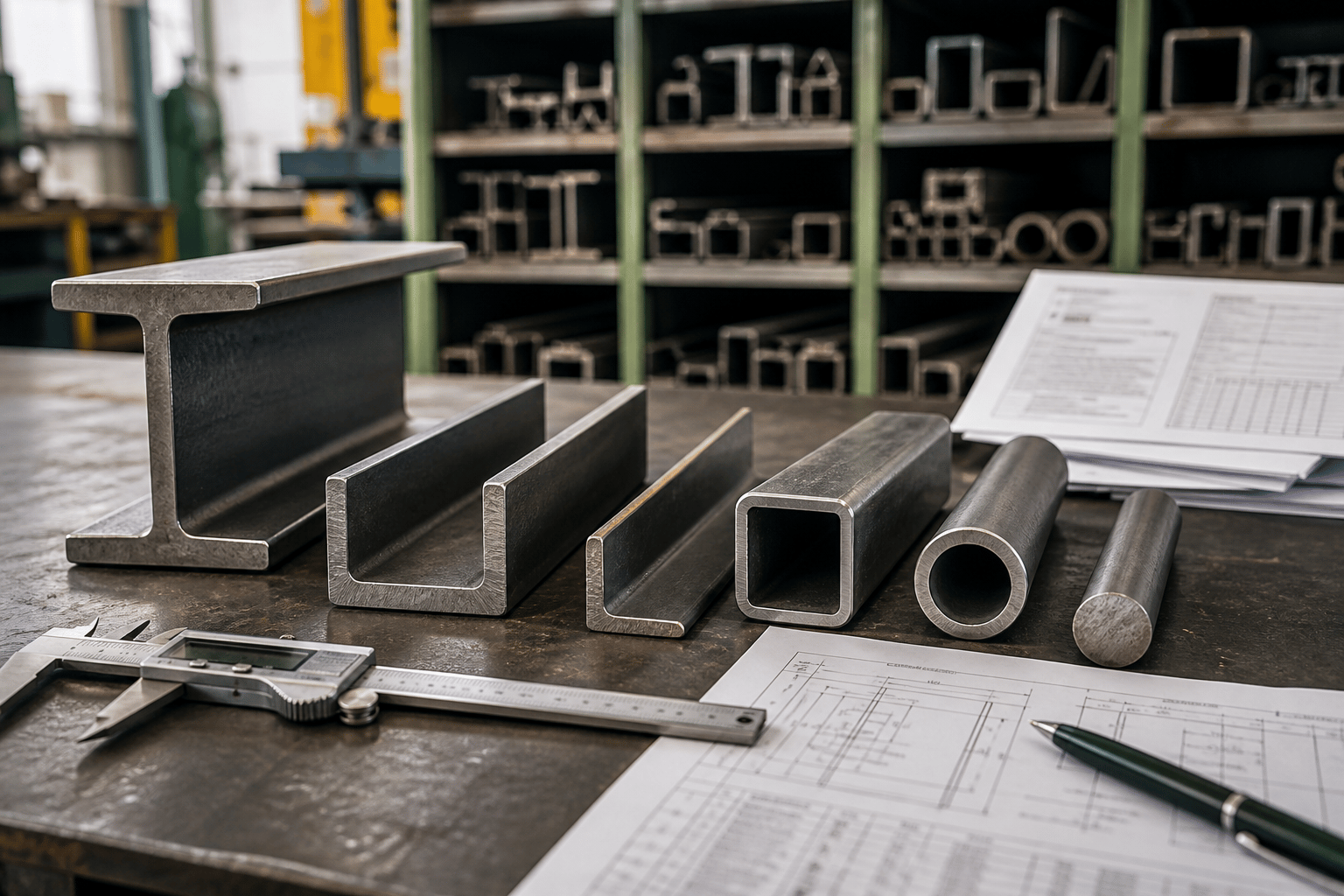 Steel Section Sizes engineering visual